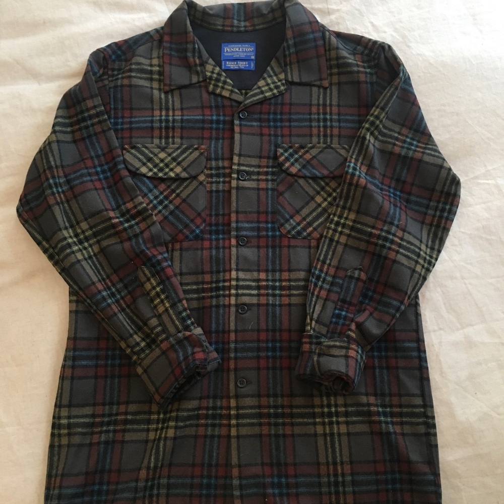 Vintage Men’s Pendleton 100% Wool Plaid Shirt
